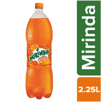 Mirinda Orange Carbonated Soft Drink Plastic Bottle 2.25 Litre