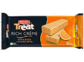 Treate orange flavour wafers 50 grams